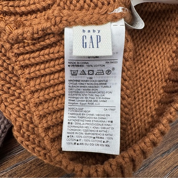 GAP Brown and Tan Kids Reindeer Hat - Picture 3 of 4